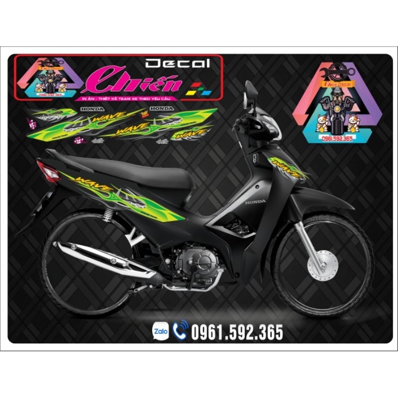 team rời wave 100 110 50cc