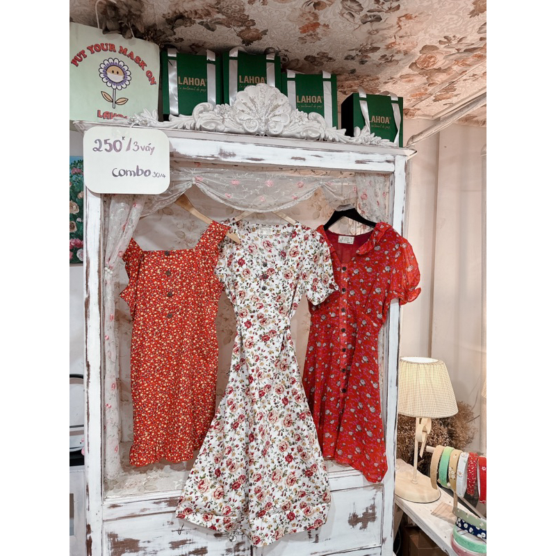 3 váy đồng giá 250 combo chơi lễ 30/4 siêu đáng yêu