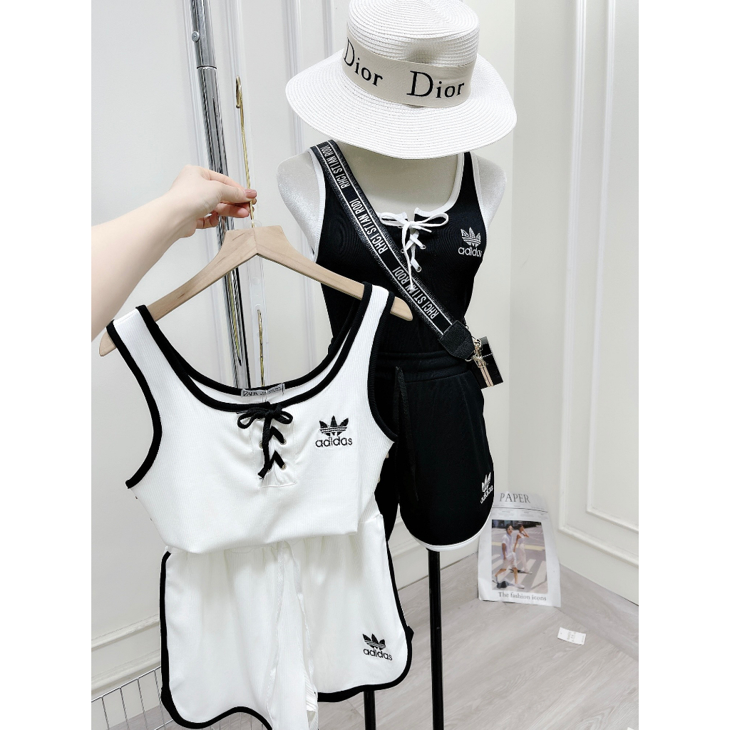 Sét bộ thể thao das đùi sát nách đan dây ngực DN55