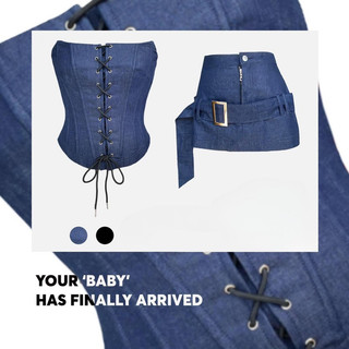 [NEW] SET ÁO MẮT CÁO ĐAN DÂY + CHÂN VÁY ÔM SOBEH