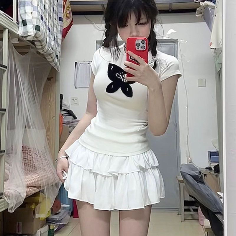 ÁO THUN BABY TEE HOẠ TIẾT THÊU Y2