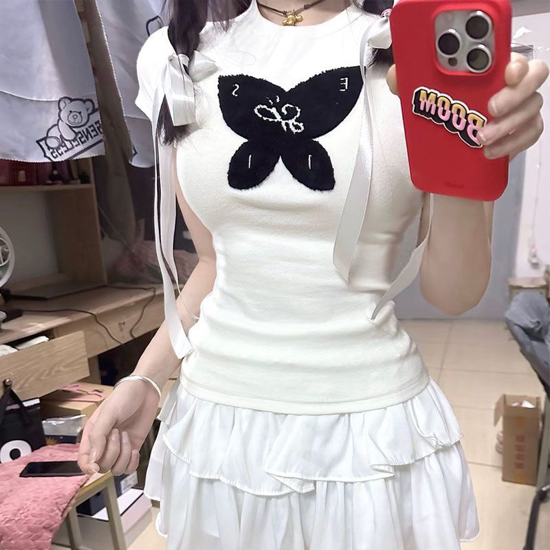 ÁO THUN BABY TEE HOẠ TIẾT THÊU Y2