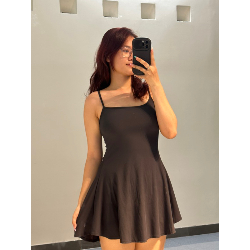 Set đầm xoè 2 dây tặng kèm quần