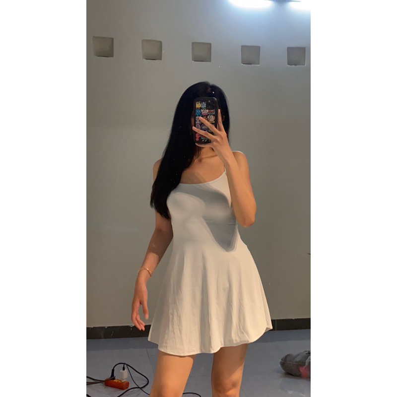 Set đầm xoè 2 dây tặng kèm quần