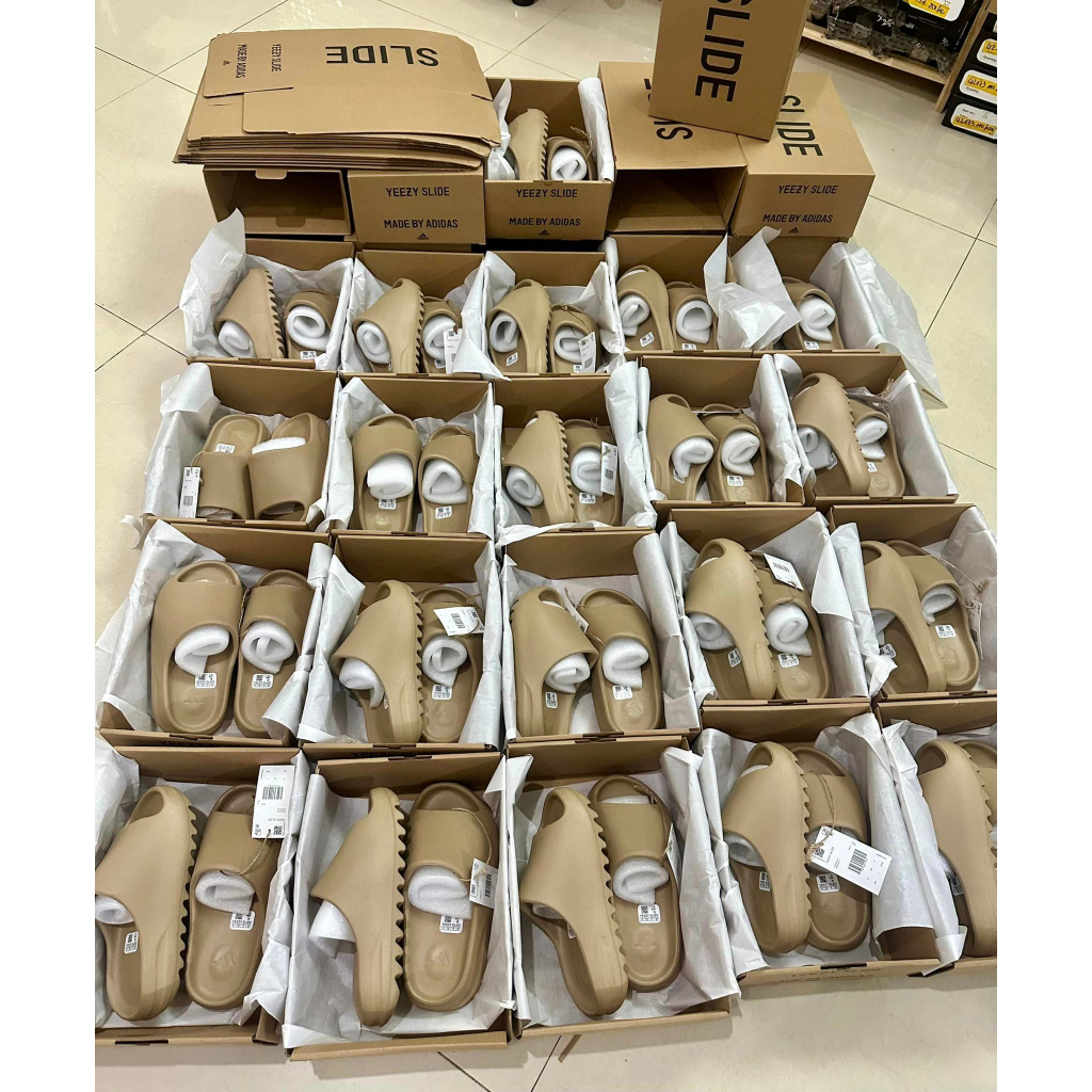 Dép YZ Slide Vân Nhám bản giới hạn - Full box kéo