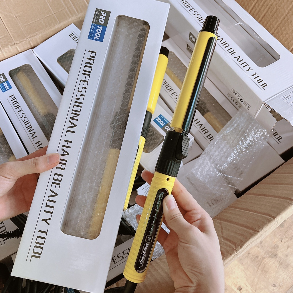 Máy uốn tóc May Young Vàng Cảm Ứng Bride Care