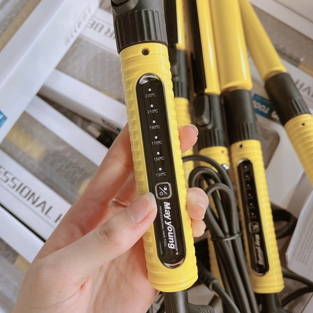 Máy uốn tóc May Young Vàng Cảm Ứng Bride Care