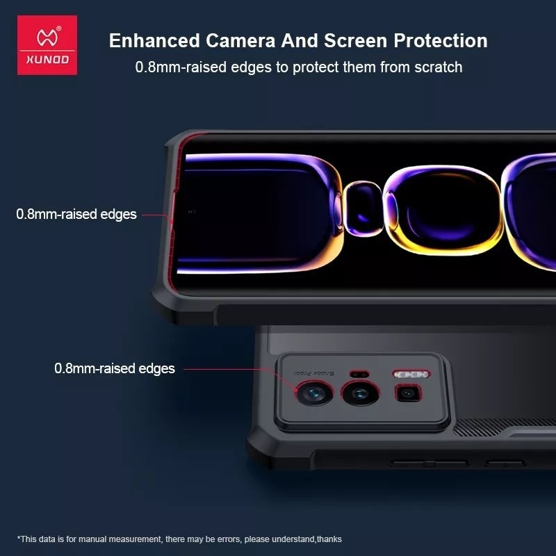Ốp lưng xiaomi redmi K60/K60 pro chính hãng xundd viền chống sốc.