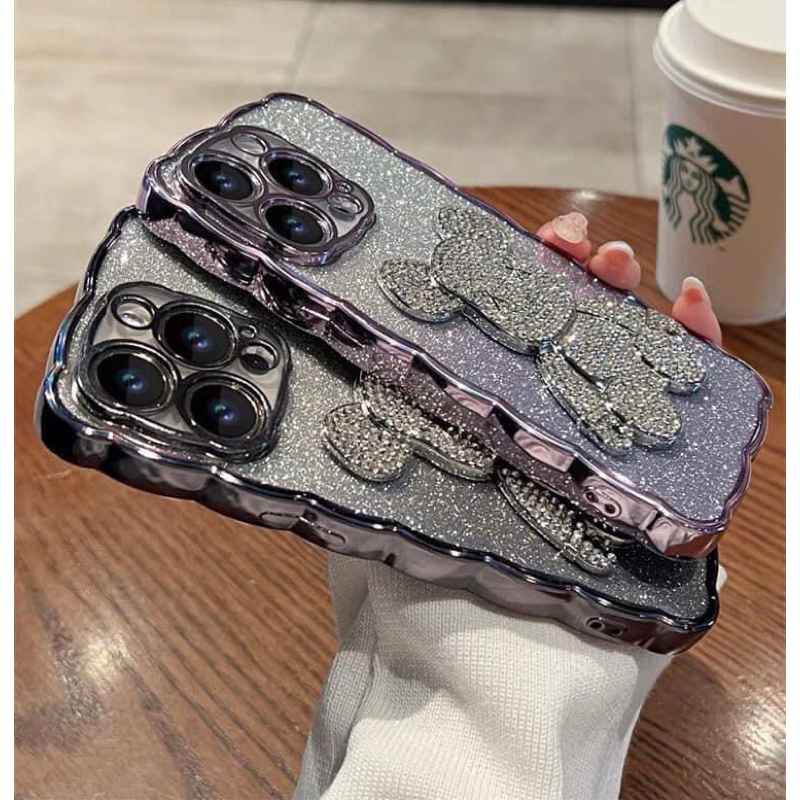 Ốp mây gấu đá iPhone 6plus / 7plus / X / Xsmax /11 / 11promax / 12 / 12pro / 12promax / 13 / 13pro / 13promax / 14promax