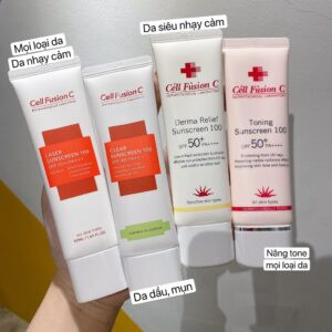 kem chống nắng CELL FUSION C Tre.AC Clear Sunscreen