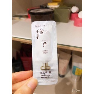 Tẩy da chết whoo trắng sample(set 30gói)