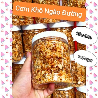 CƠM KHÔ NGÀO ĐƯỜNG, ĐẬU PHỘNG Combo 2 hộp 600g