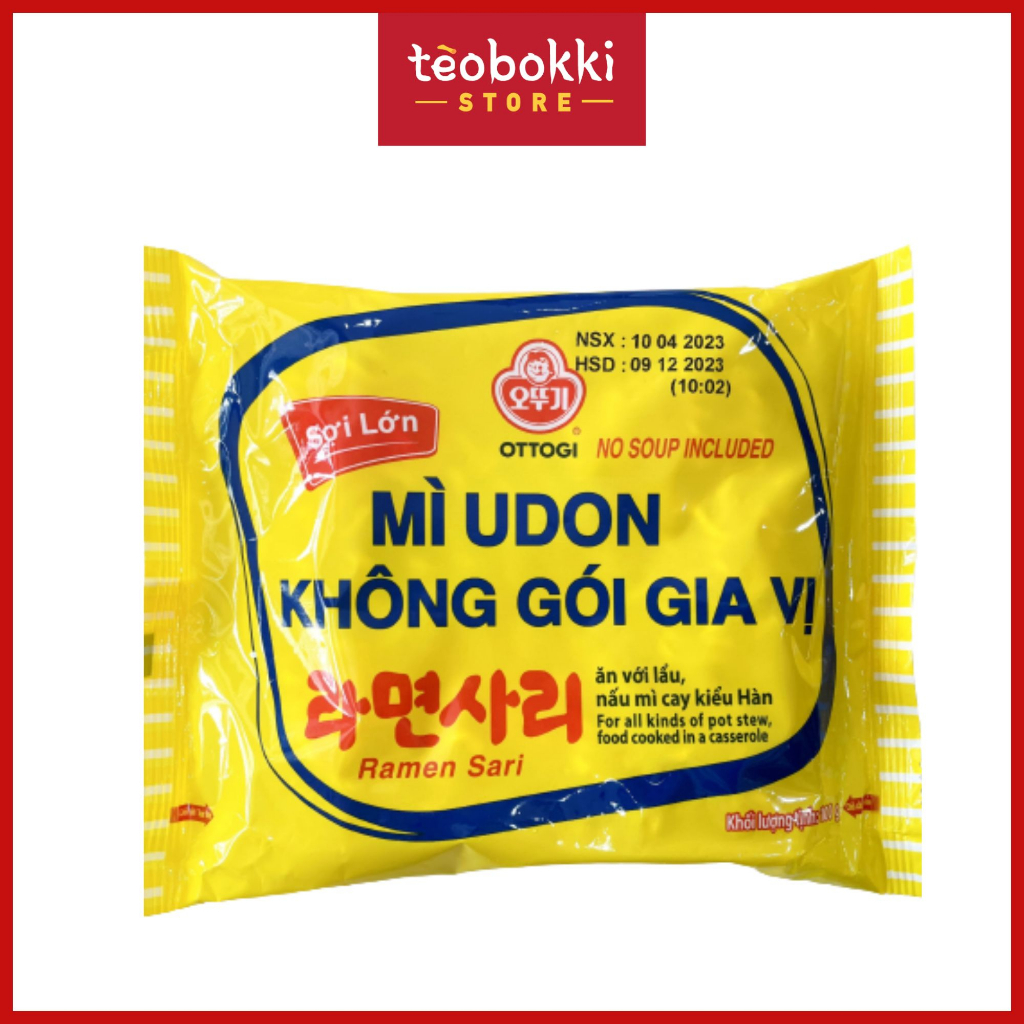 Mì udon không vị Ottogi/Otoki 100g