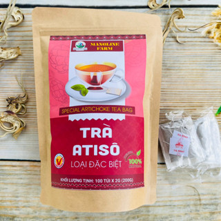 [PREMIUM] Trà Atiso Mangline Farm Đà Lạt gói 100 túi lọc đồ uống đậm đà thơm ngon thanh nhiệt mát gan đẹp da mặt