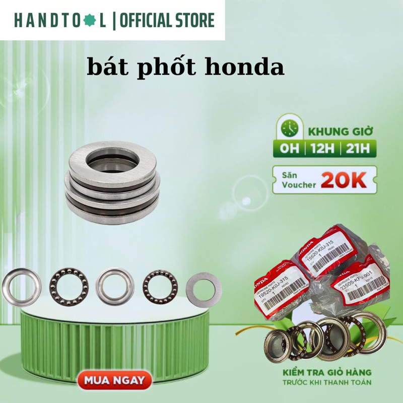 Bát phốt, chén cổ xe máy HANDTOOL hãng FMC HONDA/YAMAHA 6 chi tiết cao cấp