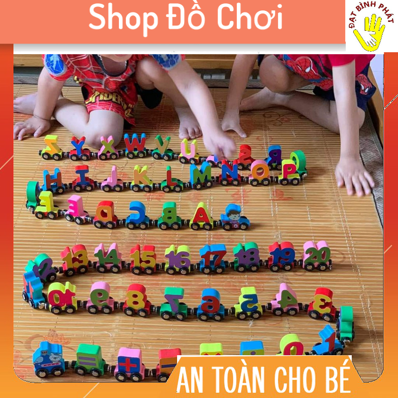 Đoàn Tàu Nam Châm Chữ Và Số, Đồ Chơi Gỗ Giúp Bé Phát Triển Tư Duy Và Kích Thích Sự Sáng Tạo Giúp Bé Phát Triển Toàn Diện