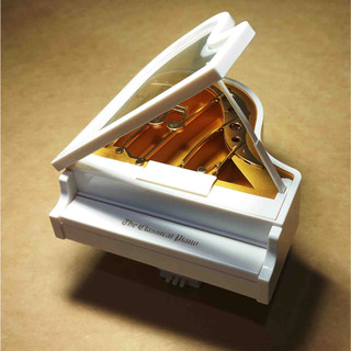 Hộp nhạc piano | máy dây cót | hộp nhựa resin hndcdd001-1 | vật kỷ niệm