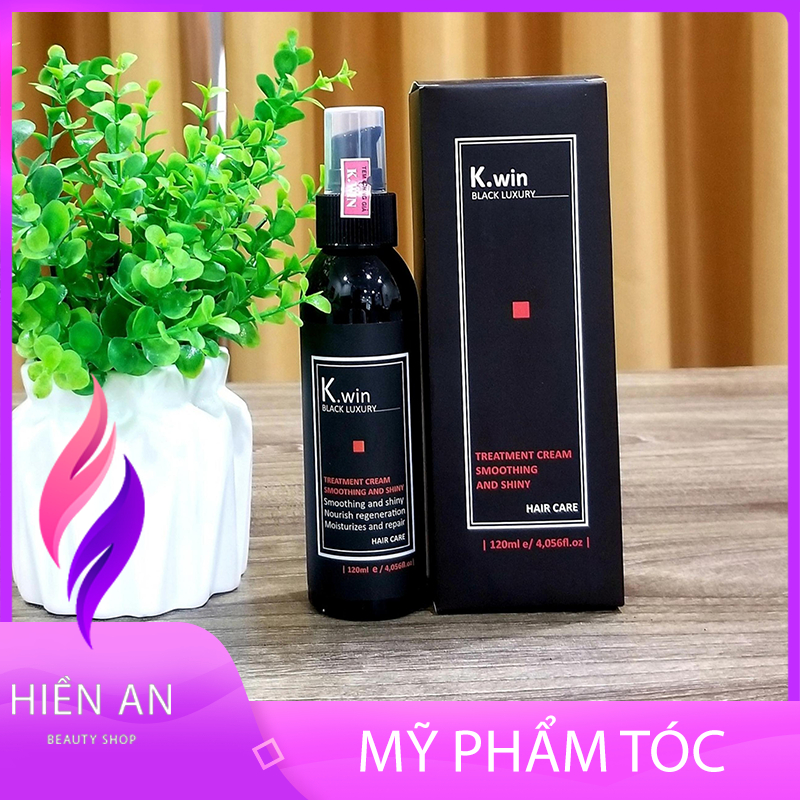 Tinh dầu khô dưỡng tóc mềm mượt phục hồi tóc hư tổn Kwin black luxury 120ml chăm sóc tóc khô xơ uốn nhuộm giữ nếp tóc
