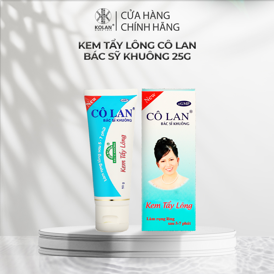 Kem tẩy lông Cô Lan bác sĩ khuông Hair removal cream KOLAN 25g