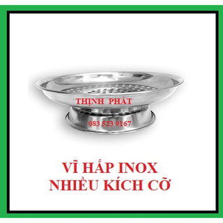 Xửng hấp vĩ hấp Inox nhiều kích thước 20_22_24_26 cm