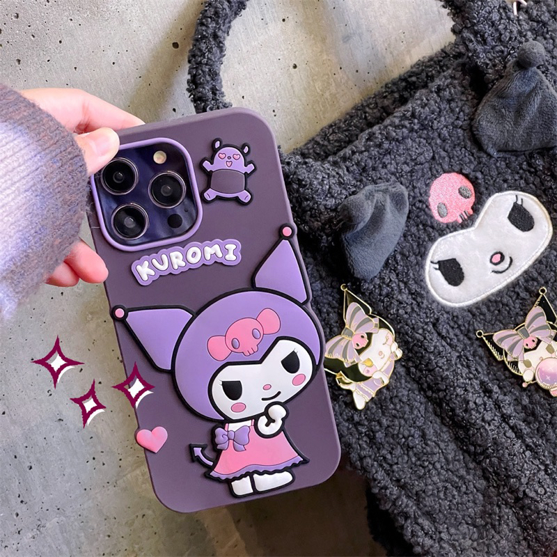 Ốp su kuromi iPhone 6G/ 7G/8G / 6plus / 7plus / 8plus / X / Xsmax / 11 / 11promax/12/12promax/13/13promax/14pro/14promax