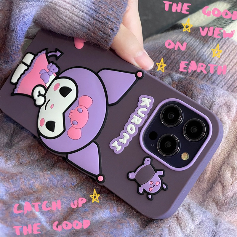 Ốp su kuromi iPhone 6G/ 7G/8G / 6plus / 7plus / 8plus / X / Xsmax / 11 / 11promax/12/12promax/13/13promax/14pro/14promax
