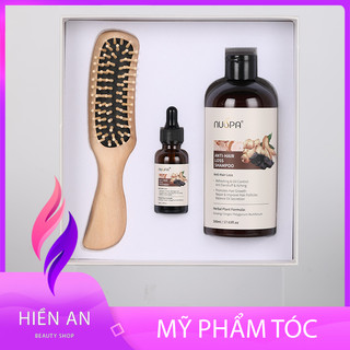 Bộ sản phẩm kích thích mọc tóc, ngăn ngừa, giảm chống rụng tóc, giúp tóc chắc khỏe Nuspa Anti - Hair loss