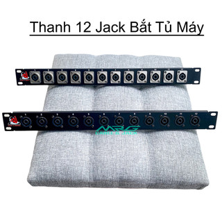 Thanh chia jack tủ máy, 12 lỗ.