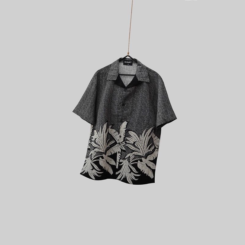 Áo sơmi linen hoạ tiết nam