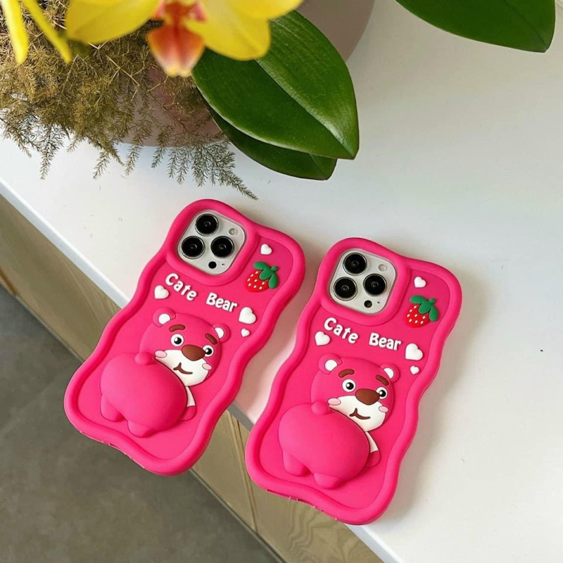 Ốp lưng iphone gấu quay mông kute BEAR cao cấp 6plus/7plusx/xs/xsm11/12/13/14/pro/max/plus/promax