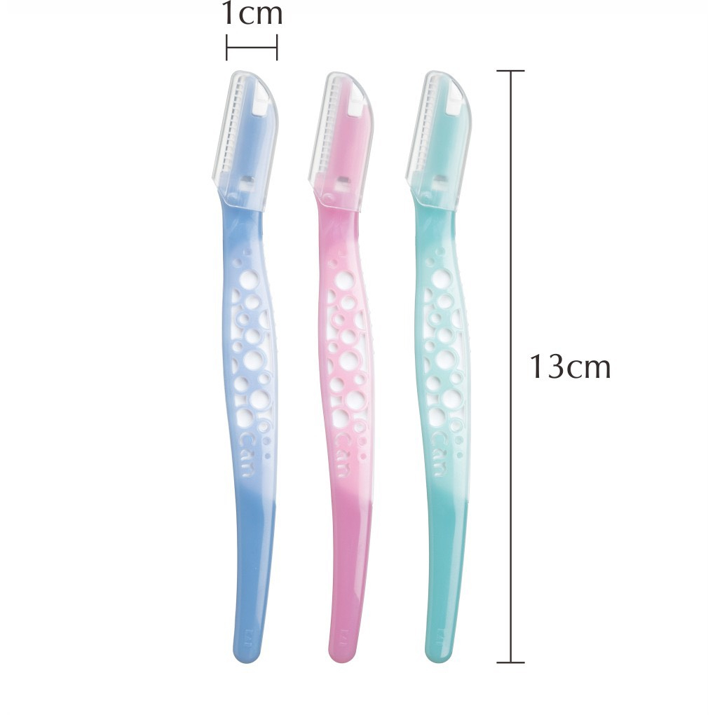 Dao Cạo Lông Mày Cán Nhựa Lưỡi Dao Thép Không Gỉ Kai For Women 17821