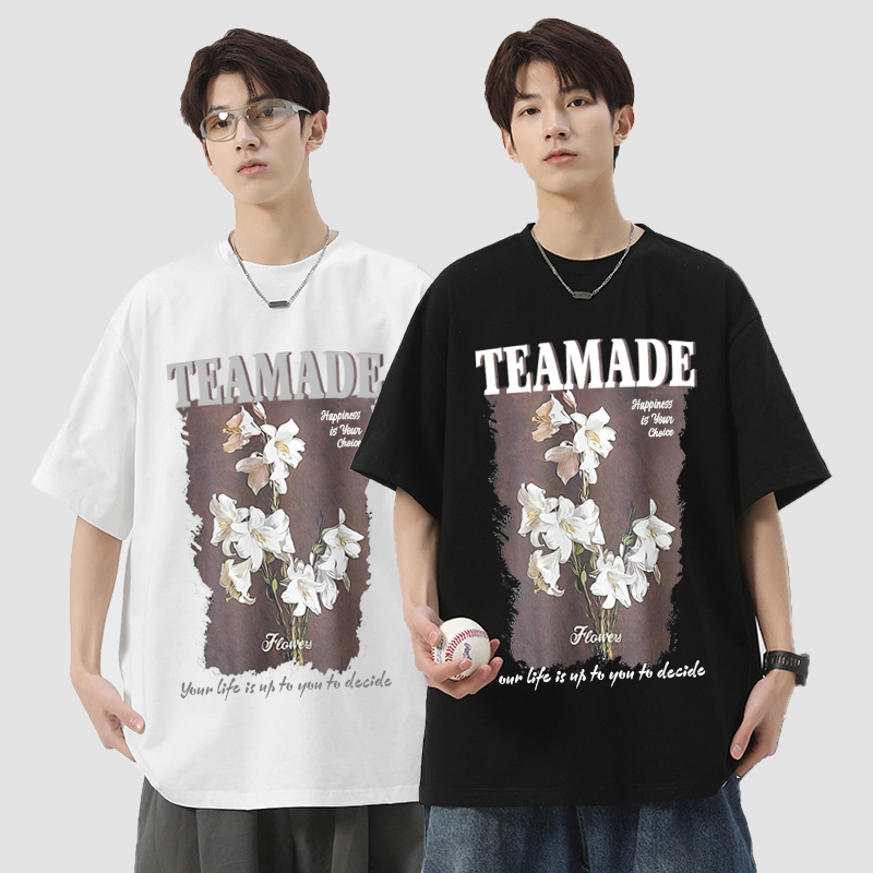 Áo thun nam nữ local brand unisex Teamade Flower Tee phông trơn tay lỡ oversize chất liệu cotton fullbox - LOCAL BRAND