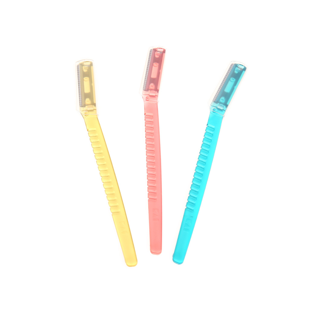 Dao Cạo Lông Mặt Nữ Lưỡi Đơn Cán Nhựa Kai 6685 Can For Women