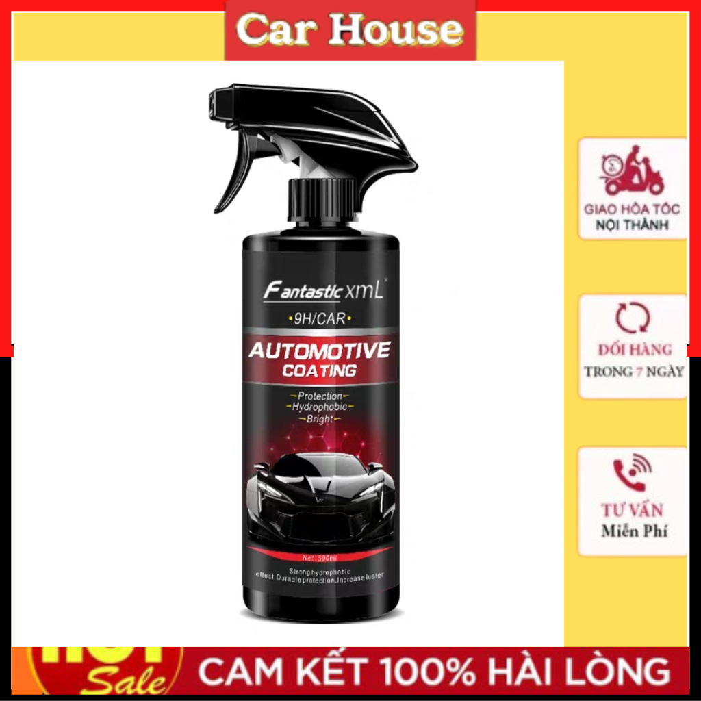 Chai xịt AUTOMOTIVE COATING phủ nano chống nước kính,phủ sơn xe ô tô,chống nước bề mặt kính mũ -OM 500ml