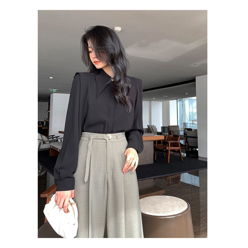 Áo sơ mi nữ - Sơ mi công sở cổ điển dài tay nữ