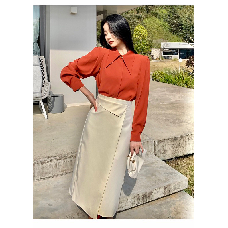 Áo sơ mi nữ - Sơ mi công sở cổ điển dài tay nữ