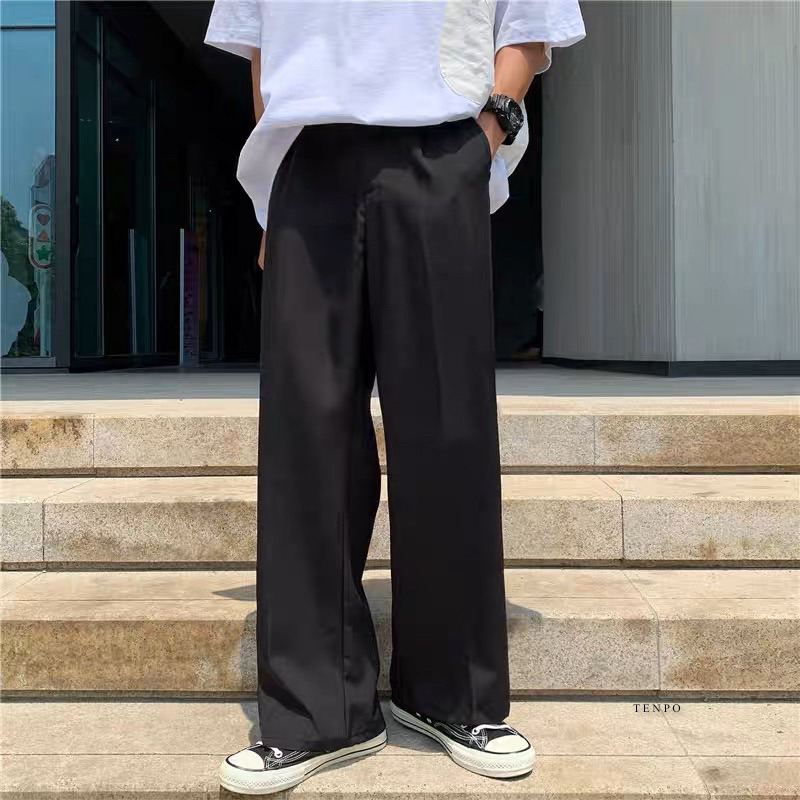 Quần suông vải nam TENPO
