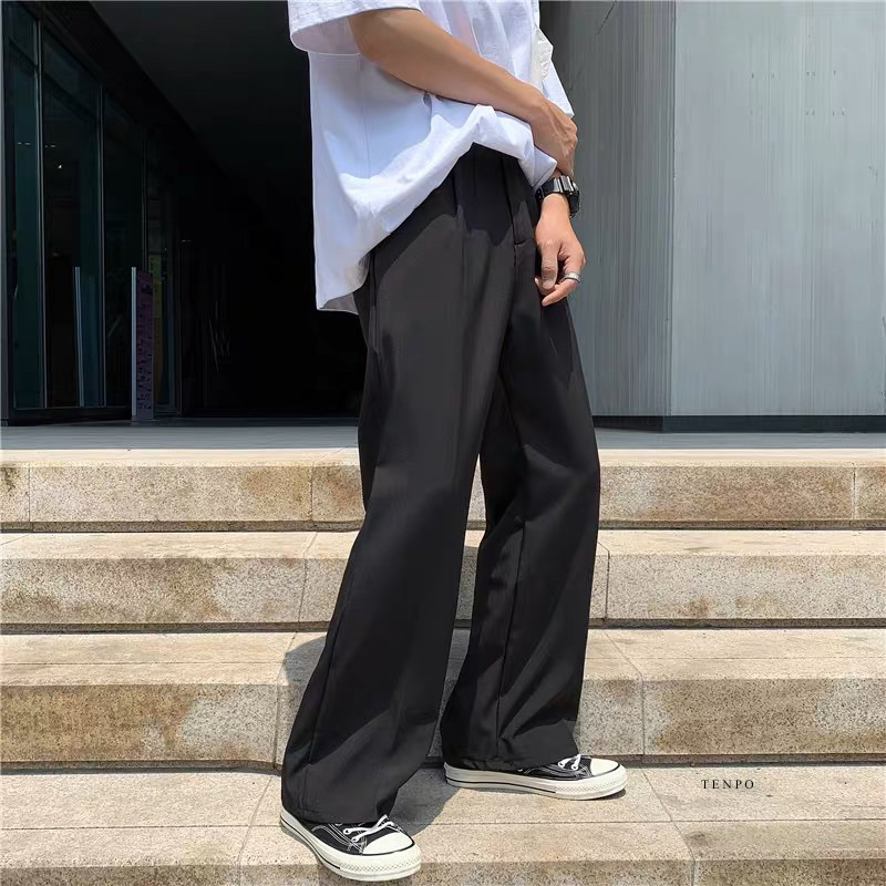 Quần suông vải nam TENPO