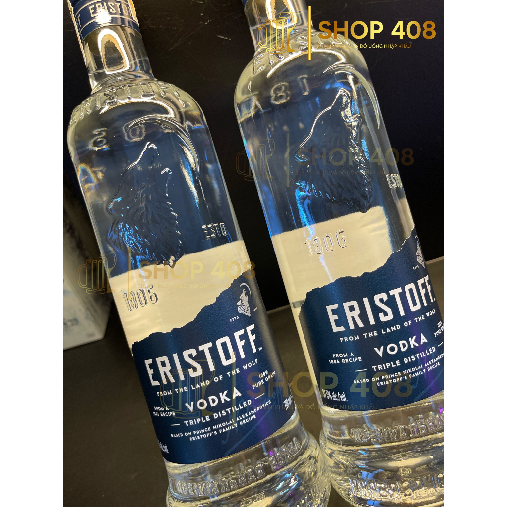 Rượu Eristoff Vodka 700ml - rượu vodka tinh khiết