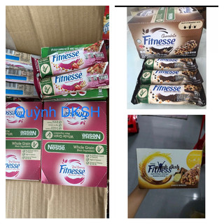 Ngũ cốc nestle Fitnesse chocolate, dâu, vị chuối  hộp 376g /16 thanh