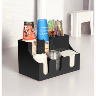 Kệ đựng ly 2 tầng 7 ngăn chất liệu mica cao cấp