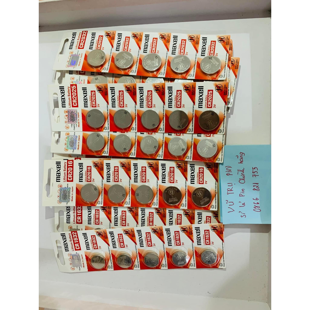 Pin CR2032 Maxell 3V vỉ 5 viên chất lượng cao - Hàng chính hãng