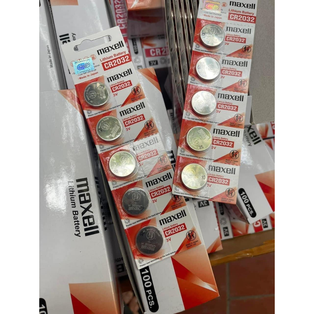 Pin CR2032 Maxell 3V vỉ 5 viên chất lượng cao - Hàng chính hãng