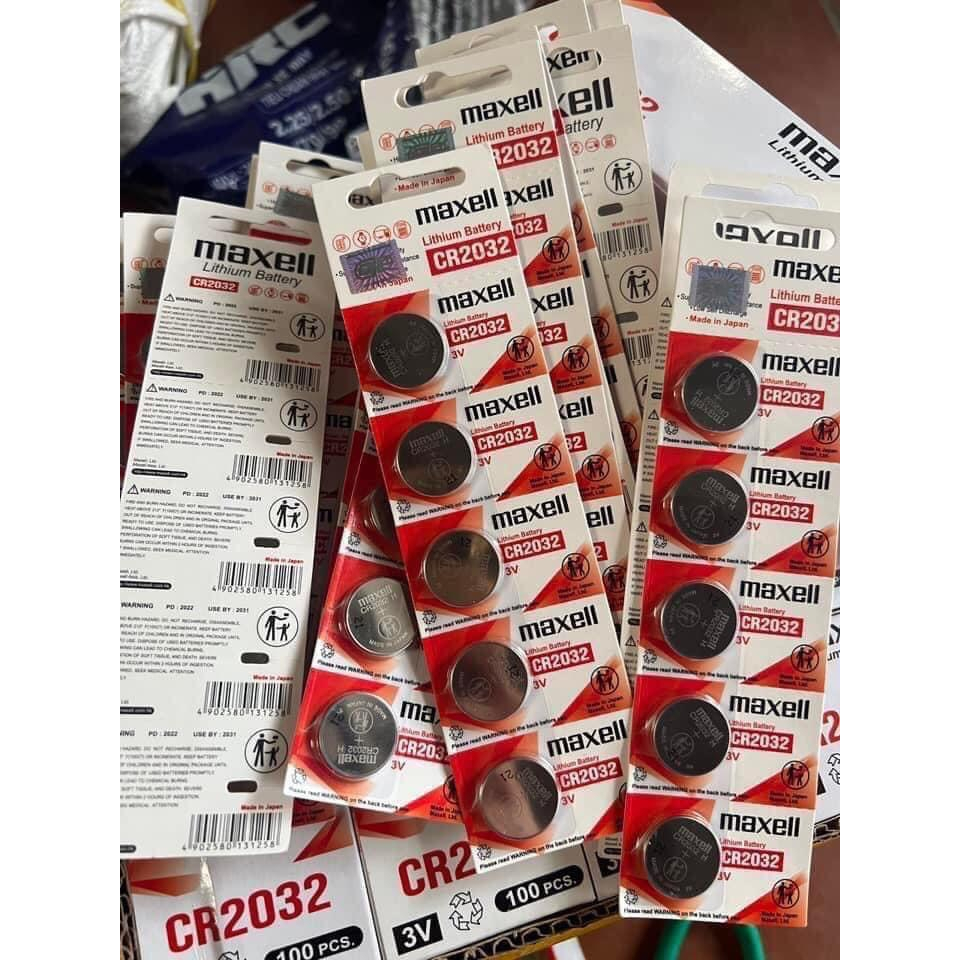 Pin CR2032 Maxell 3V vỉ 5 viên chất lượng cao - Hàng chính hãng