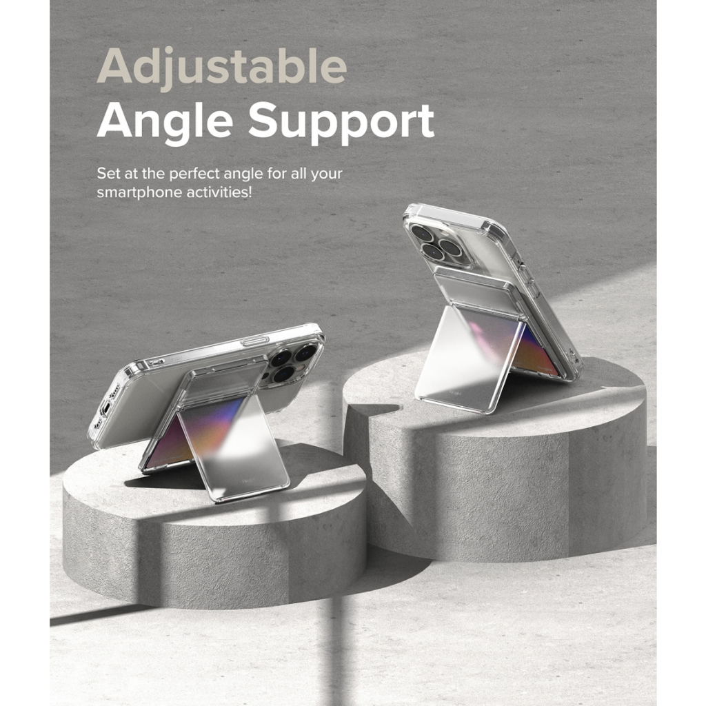 Giá đỡ kiêm đựng thẻ có đế từ tính - Ringke Magnetic Stand Slot Card Holder