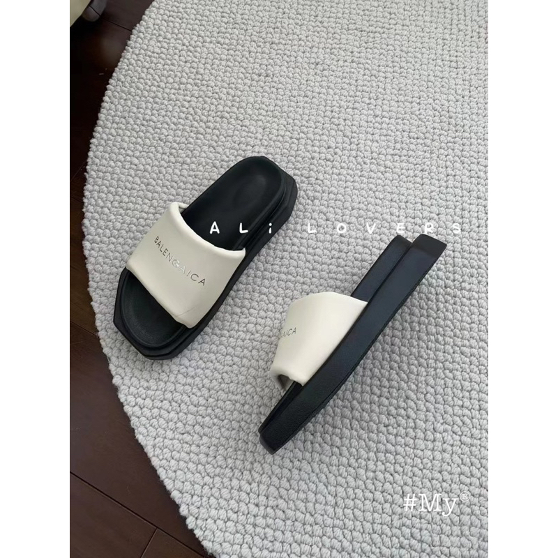 Dép lê balen đế cao 3cm chất đẹp