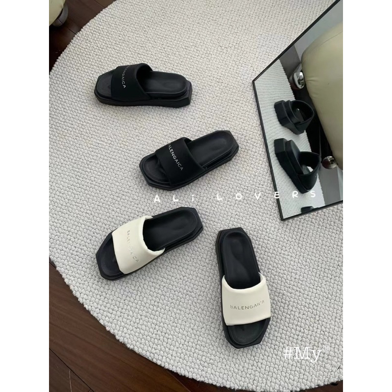 Dép lê balen đế cao 3cm chất đẹp