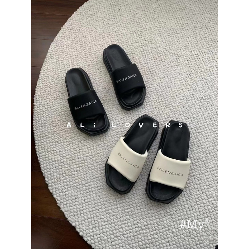 Dép lê balen đế cao 3cm chất đẹp