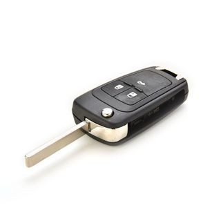 Vỏ chìa khóa chevrolet 3 nút bấm chìa khóa gập- vỏ chìa khoá cho xe chevrolet cruze,