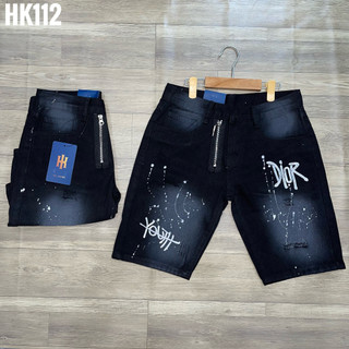 Quần short jean nam,quần ngố jean nam vải dày xịn